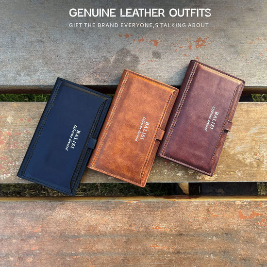 BALISI Classic Men's Leather Wallet with Removable Card Holder