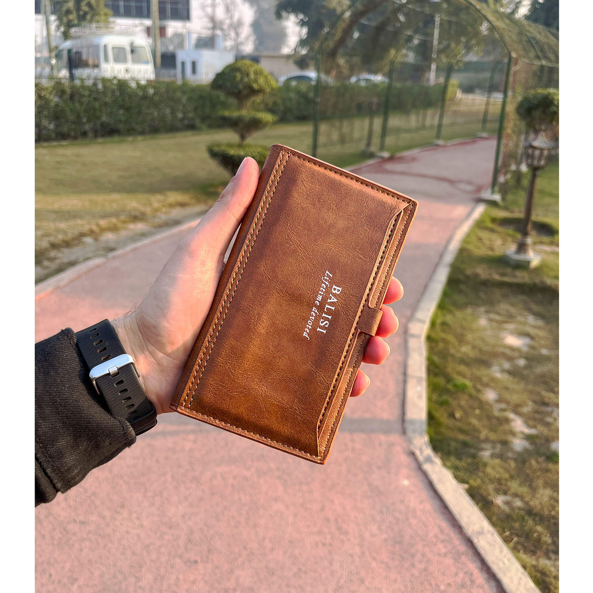 BALISI Classic Men's Leather Wallet with Removable Card Holder